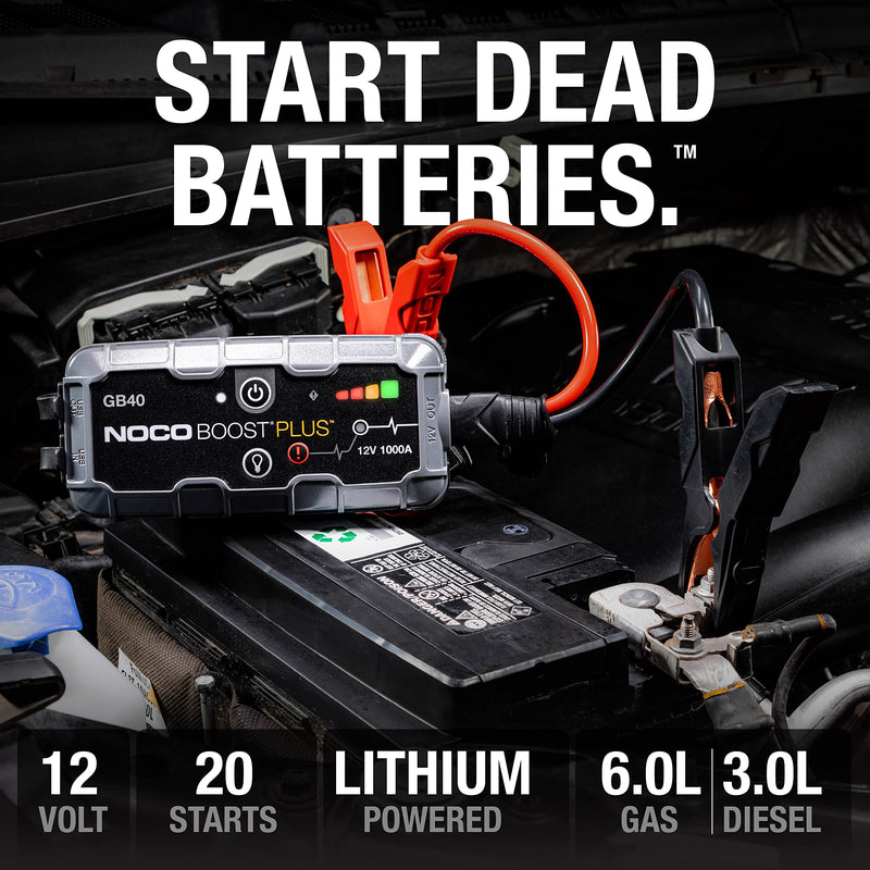 NOCO Boost GB40 12V 1000A UltraSafe Portable Lithium Jump Starter
