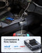 9 in 1 Cigarette Lighter Splitter,  210W Cigarette Lighter Adapter with PD/QC 3.0 * 2 Charge(3.3Ft Cable), 12V/24V Independent Switches DC Cigarette Outlet Car Charger for All Car Devices