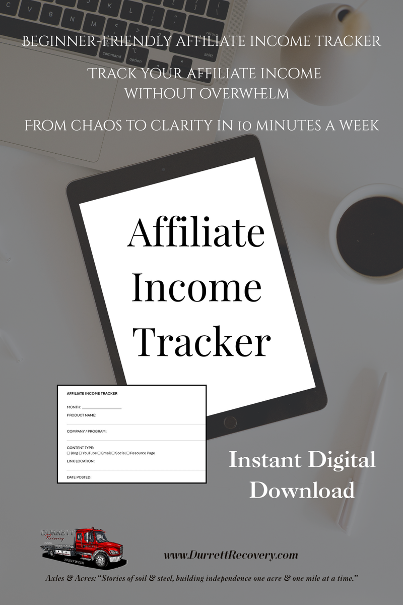 Affiliate Income Tracker (Form)