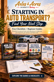 Durrett Recovery Non-CDL towing and auto transport starter bundle guides and checklists cover image
