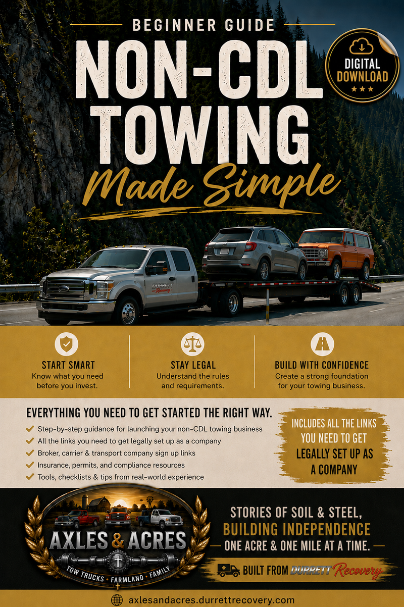 Start a Non-CDL Towing Business the Right Way