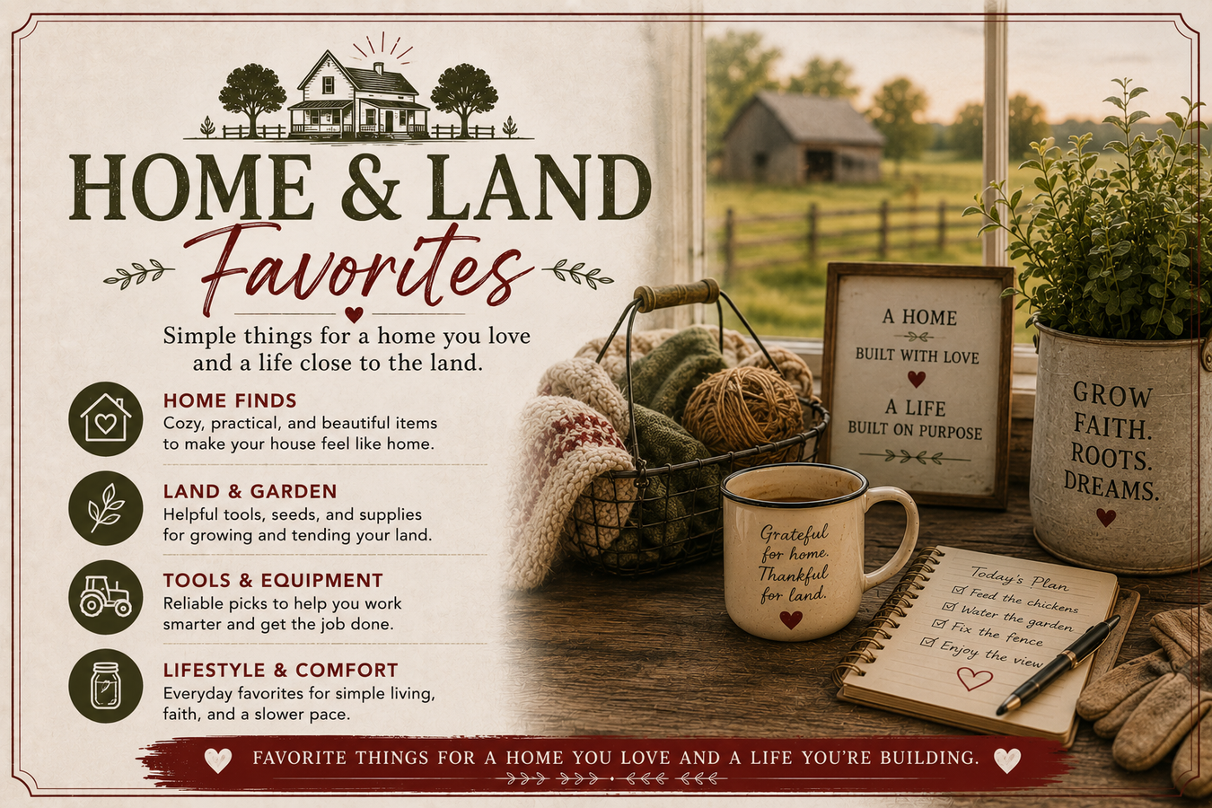 Home & Land Favorites