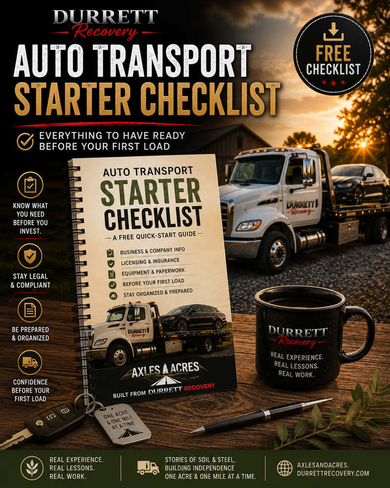 Auto Transport Starter Checklist