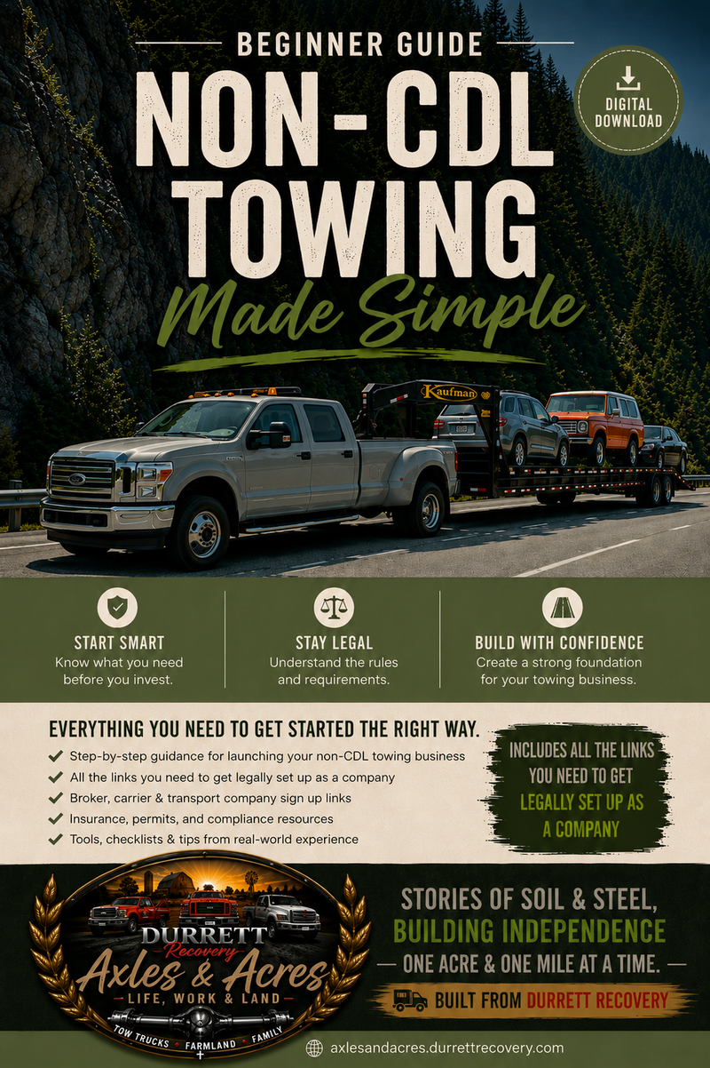 Start a Non-CDL Towing Business the Right Way