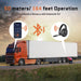 Noise Cancelling Trucker Bluetooth Headset with Microphone Wireless Ai-Powered ENC Headphones, 99Ft Long Range, 30H of Talk Time, All-Day Comfort on Ear Headsets Mute Button