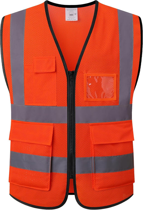 Reflective Safety Vest for Men Women Construction Vest Meet ANSI/ISEA Standard