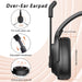 Noise Cancelling Trucker Bluetooth Headset with Microphone Wireless Ai-Powered ENC Headphones, 99Ft Long Range, 30H of Talk Time, All-Day Comfort on Ear Headsets Mute Button