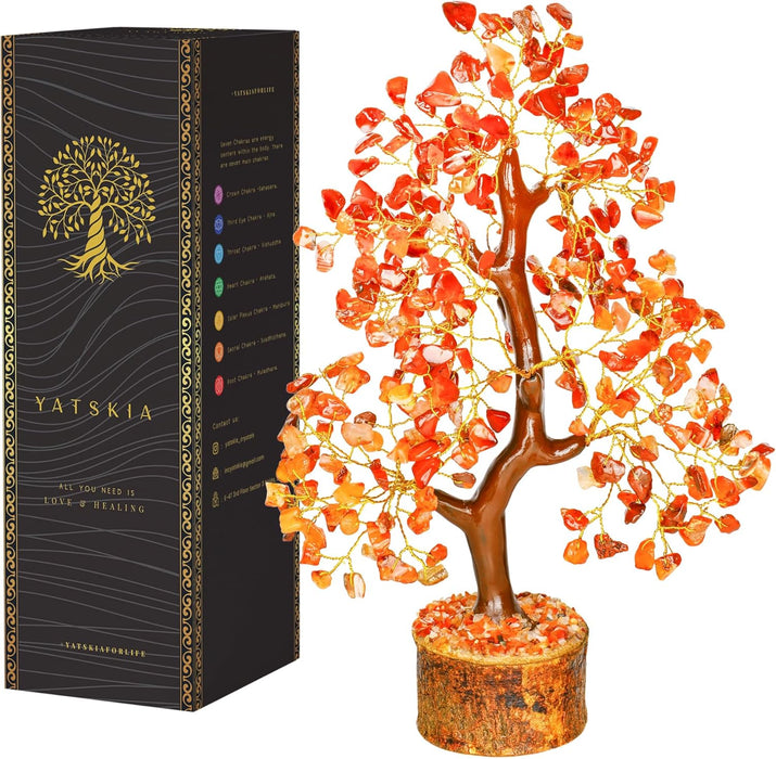 7 Chakra Tree of Life, Crystals and Healing Stones, Birthday Gifts for Women - Crystal Tree for Positive Energy, Home Office Decor, Spiritual Gifts for Women