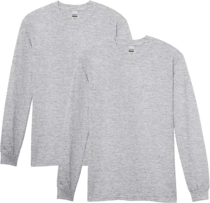 Adult Heavy Cotton Long Sleeve T-Shirt, Style G5400, 2-Pack