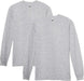 Adult Heavy Cotton Long Sleeve T-Shirt, Style G5400, 2-Pack