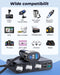 9 in 1 Cigarette Lighter Splitter,  210W Cigarette Lighter Adapter with PD/QC 3.0 * 2 Charge(3.3Ft Cable), 12V/24V Independent Switches DC Cigarette Outlet Car Charger for All Car Devices