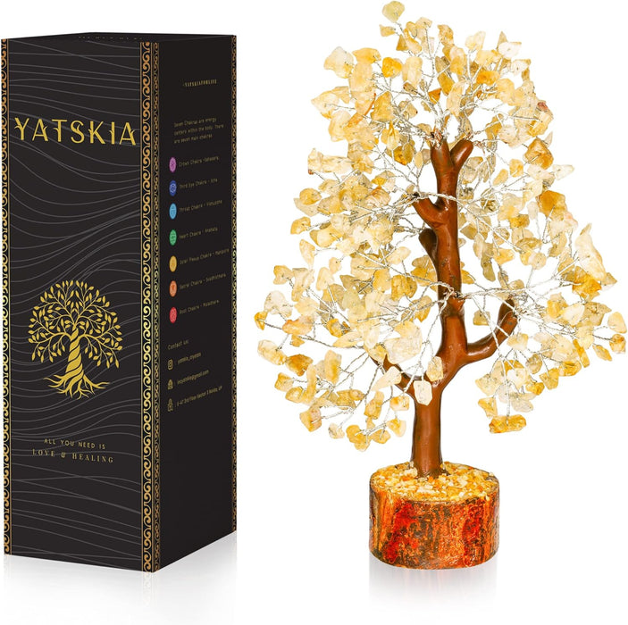 7 Chakra Tree of Life, Crystals and Healing Stones, Birthday Gifts for Women - Crystal Tree for Positive Energy, Home Office Decor, Spiritual Gifts for Women
