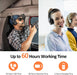 Bluetooth Headset with Microphone, Trucker Bluetooth Headset with AI Noise Cancelling & Mute Button, Wireless On-Ear Headphones 60 Hrs Working Time, for Trucker Home Office Remote Work Zoom