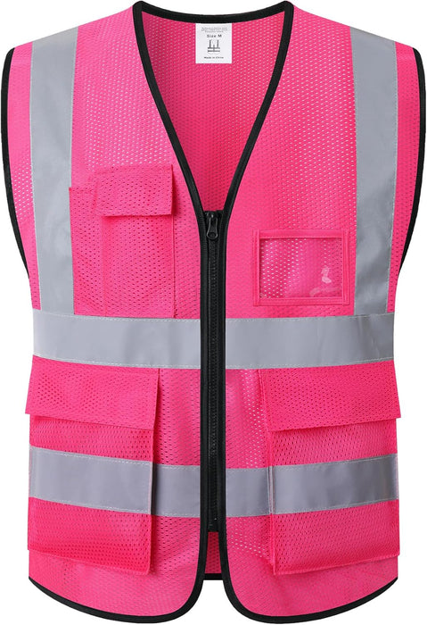 Reflective Safety Vest for Men Women Construction Vest Meet ANSI/ISEA Standard