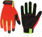 Work Gloves for Men & Women, Utility Mechanic Working Gloves Touch Screen, Flexible Yard Work Gloves