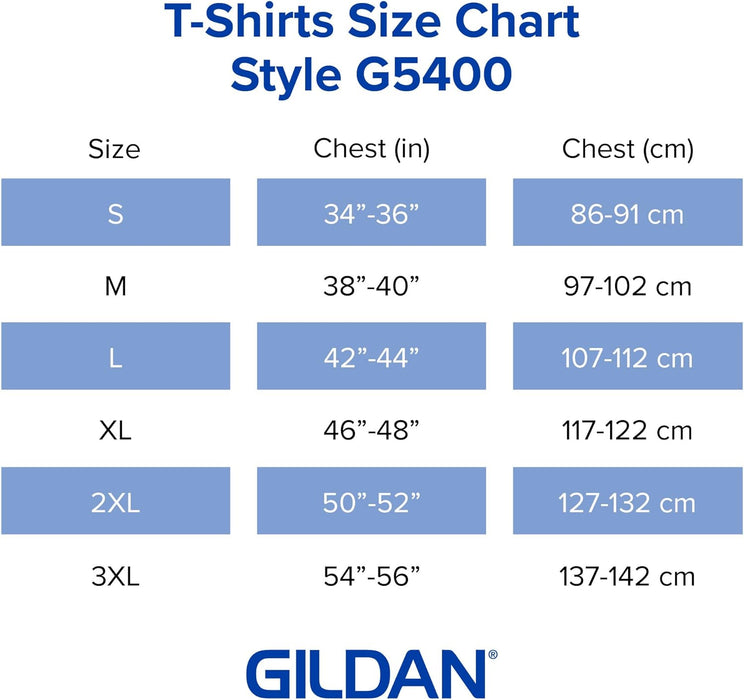 Adult Heavy Cotton Long Sleeve T-Shirt, Style G5400, 2-Pack