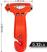 2-Pack Car Safety Hammer Seatbelt Cutter, Auto Emergency Escape Hammer with Window Glass Breaker and Seat Belt Cutter, Striking Red Escape Tool for Car Accidents