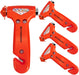 2-Pack Car Safety Hammer Seatbelt Cutter, Auto Emergency Escape Hammer with Window Glass Breaker and Seat Belt Cutter, Striking Red Escape Tool for Car Accidents