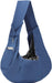 Dog Carrier Sling - Reversible Puppy Carrier Purse with Storage Pocket, Hand-Free Dog Sling Carrier for Carry Small Dogs and Cats, Travel Safety Harness, Dog and Cat Harness(Black)