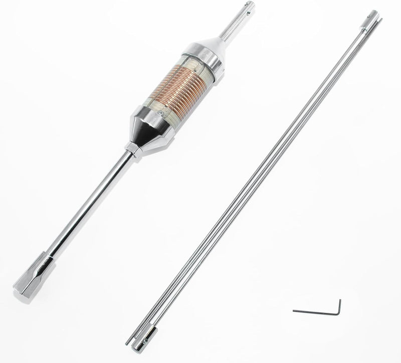 CB Antenna 28 Inch 27 Mhz CB Radio Antenna Full Kit with Heavy Duty Magnet Mount Mobile/Car Radio Antenna Compatible with President Midland Cobra Uniden Anytone by