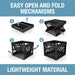 Collapsible Milk Crate, Obsidian, 1PK - 25L (6 Gal) Stackable Storage Bins, Holds 50Lbs per Bin - Clevercrates Are Heavy Duty, Plastic Collapsible Storage Crate for Multi Purposes