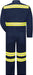 Men'S Enhanced Visibility Twill Action Back Coverall with Chest Pockets, Oversized Fit, Long Sleeve
