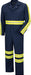 Men'S Enhanced Visibility Twill Action Back Coverall with Chest Pockets, Oversized Fit, Long Sleeve