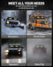 2002L Emergency Dash Strobe Lights: Amber White Safety Lights, Flashing Warning Hazard Windshield Visor Traffic Light Bars for Trucks, Construction Vehicles (2X8.5 Inch, 48LED)