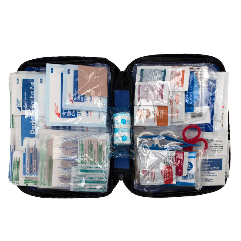 All-Purpose Emergency First Aid Kit - 298 Pieces for Home, Work, and Travel