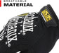 Original Work Gloves - Multi-Purpose Outdoor Work Gloves - Touchscreen Capable - Secure Fit - Durable & Machine Washable - Breathable & Comfortable - Large - Black