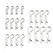 80 Pcs 6 Sizes Stainless Steel Hitch Pin Clip R Clips Retaining Pins Tractor Cotter Pin Hair Pin Assortment Spring Clip Retainer Pins Kit for Hitch Pin Lock System, Trucks, Engine Repair