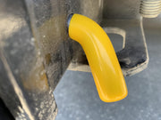 50565 3 Pack Trailer Hitch Pin & Clip with Rubber-Coated Vinyl Yellow Grip, 5/8" Diameter, Fits 2" Receiver