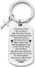 Truck Driver'S Prayer Keychain (Silver, Modern Style) - Trucker Gift for Dad, Husband, Boyfriend, Men - Drive Safe Keychain for Birthday, Christmas, Thanksgiving
