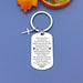 Truck Driver'S Prayer Keychain (Silver, Modern Style) - Trucker Gift for Dad, Husband, Boyfriend, Men - Drive Safe Keychain for Birthday, Christmas, Thanksgiving