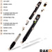 Multitool Pen - Multi-Tool Pens, LED Light, Flathead, Phillips Screwdrivers, Level, Ruler, Bottle Opener, and Stylus. Cool Gadgets Gifts for Men, Dad, EDC Pen Tool, Gift-Ready Box, Pack of 2