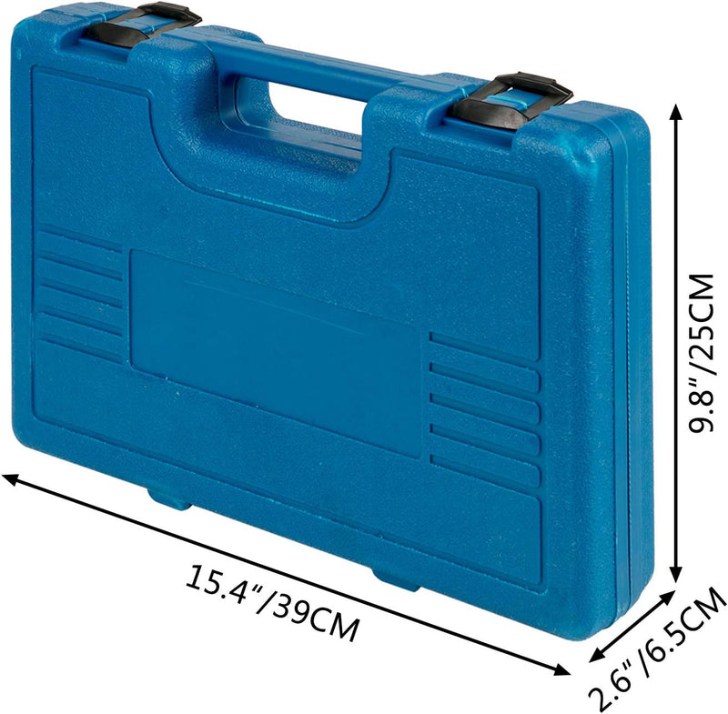 Impact Socket Set 1/2 Inches 19 Piece, Deep Socket, 6-Point Sockets, Rugged Construction, Cr-V, 1/2 Inches Drive Socket Set Impact 3/8 Inch - 1-1/2 Inch, with a Storage Cage