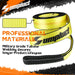 Recovery Tow Strap 2In X 20Ft Heavy Duty 20,000 Lbs Break Strength, Use for Emergency Towing Rope, Tree Saver, Winch Extension, Triple Reinforced Loops, Protective Sleeves,Car Accessories