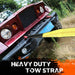 Recovery Tow Strap 2In X 20Ft Heavy Duty 20,000 Lbs Break Strength, Use for Emergency Towing Rope, Tree Saver, Winch Extension, Triple Reinforced Loops, Protective Sleeves,Car Accessories