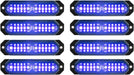 "Ultra Slim 12-LED Sync Feature Strobe Lights for Truck Car Vehicle - Emergency Beacon Hazard Warning Lights"