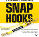 Complete Axle Strap Tie down Kit with Snap Hook Ratchet Straps - Classic Yellow - Includes (4) 22 Inch Axle Straps, (4) 36 Inch Axle Straps, and (4) 8' Snap Hook Ratchet Straps