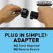 Hopkins 7 Blade to 4 Wire Flat Vehicle to Trailer Connector Adapter Plug, Universal Fit for Vehicles with 7 Blade Adapters (47345)
