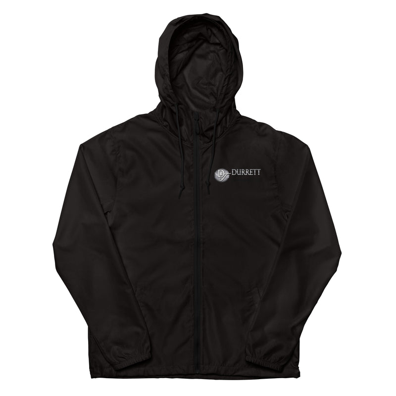 Unisex lightweight zip up windbreaker - Durrett Garage