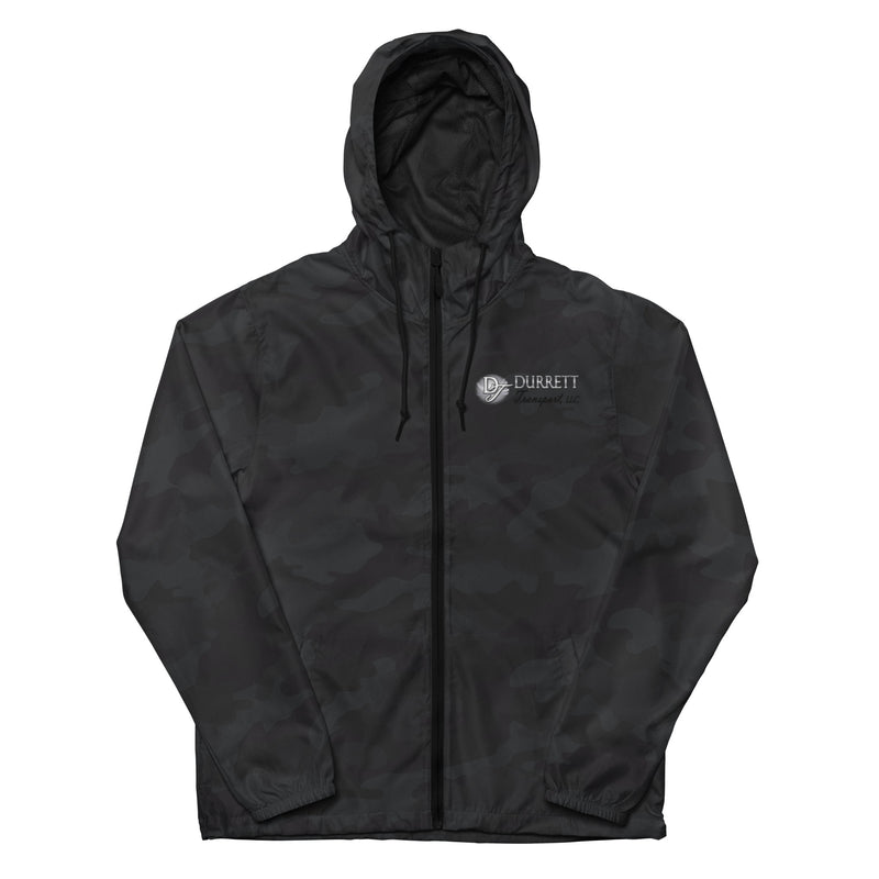 Unisex lightweight zip up windbreaker - Durrett Garage