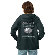 Unisex lightweight zip up windbreaker - Durrett Garage
