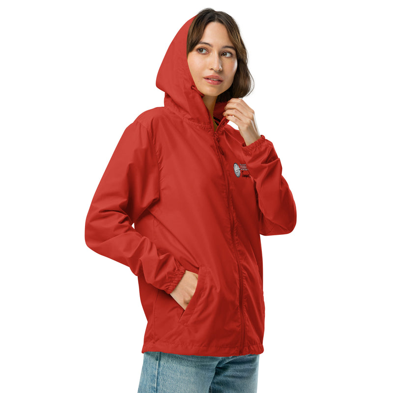 Unisex lightweight zip up windbreaker - Durrett Garage