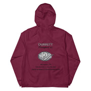 Unisex lightweight zip up windbreaker - Durrett Garage