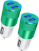 Car Charger, [2Pack/3.4A] Fast Charge Dual Port USB Cargador Carro Lighter Adapter for Iphone 15 14 13 12 11 Pro Max X XR XS 17 plus 16, Ipad, Samsung Galaxy S23 S22 S21 S25 plus S7 J7 S10E S9 Note 8