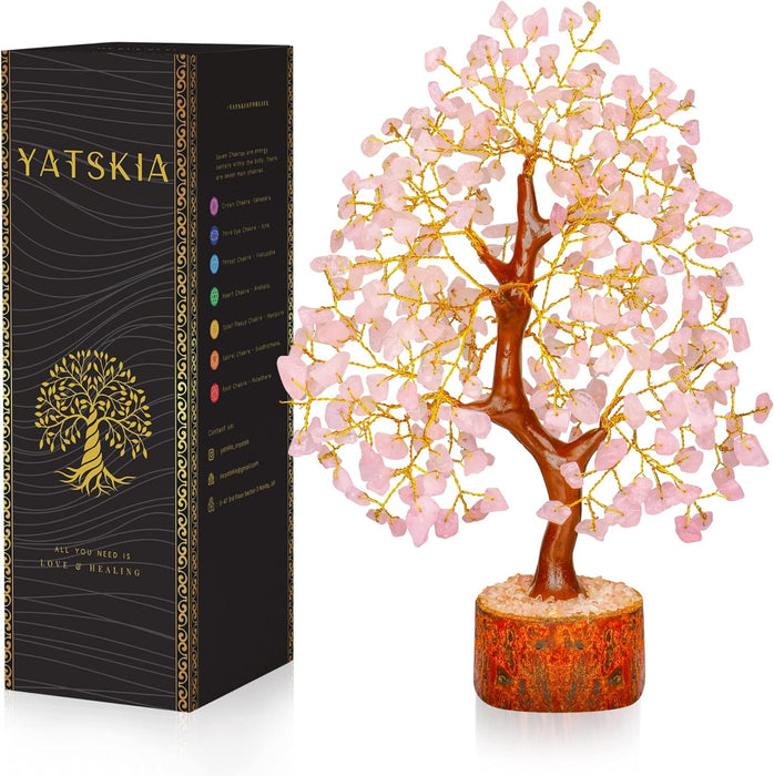 7 Chakra Tree of Life, Crystals and Healing Stones, Birthday Gifts for Women - Crystal Tree for Positive Energy, Home Office Decor, Spiritual Gifts for Women