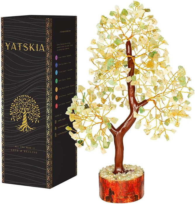 7 Chakra Tree of Life, Crystals and Healing Stones, Birthday Gifts for Women - Crystal Tree for Positive Energy, Home Office Decor, Spiritual Gifts for Women