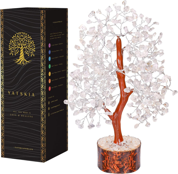7 Chakra Tree of Life, Crystals and Healing Stones, Birthday Gifts for Women - Crystal Tree for Positive Energy, Home Office Decor, Spiritual Gifts for Women
